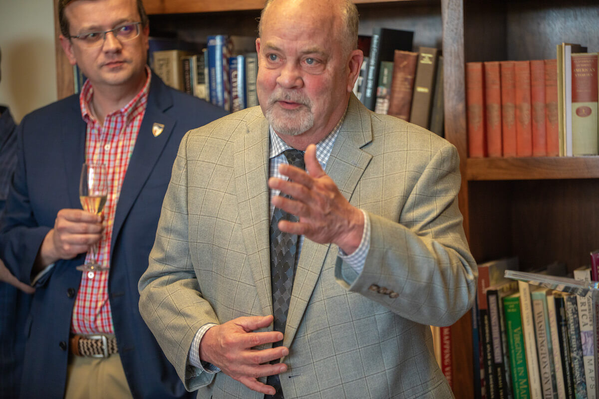 Harding Library of Law & History Officially Named Davis Hall Space Reflects Alumni Family’s Affection for the University