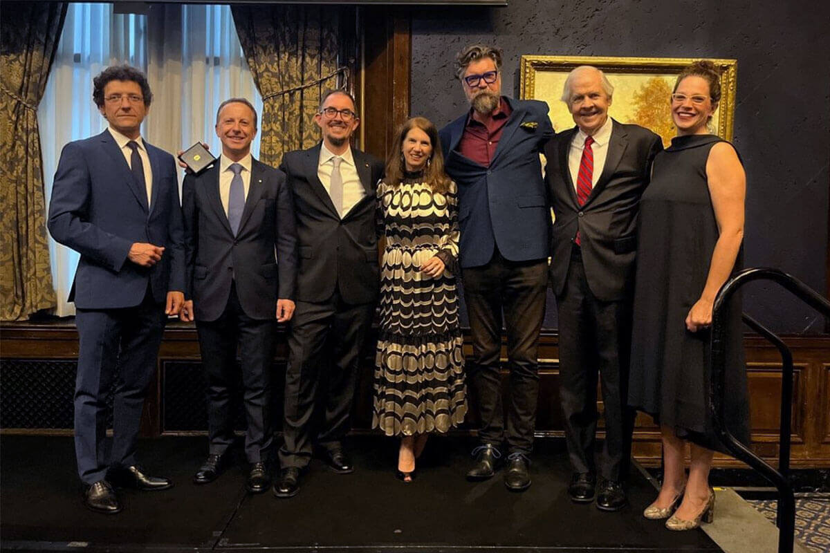 Andrizzi Knighted as Ufficiale dei Cavalieri dell’Ordine della Stella d’Italia