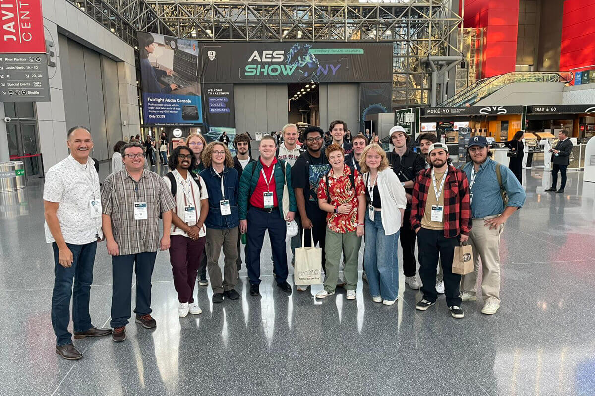 Students and Faculty Participate in GEL Trip to NYC to Experience AES Convention