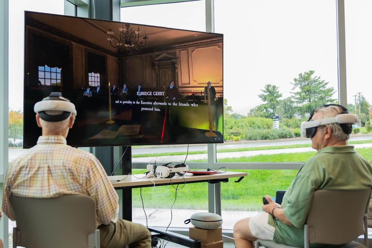 The Great Experiment At Shenandoah University, faculty and students recreated the Constitutional Convention debates using virtual reality.