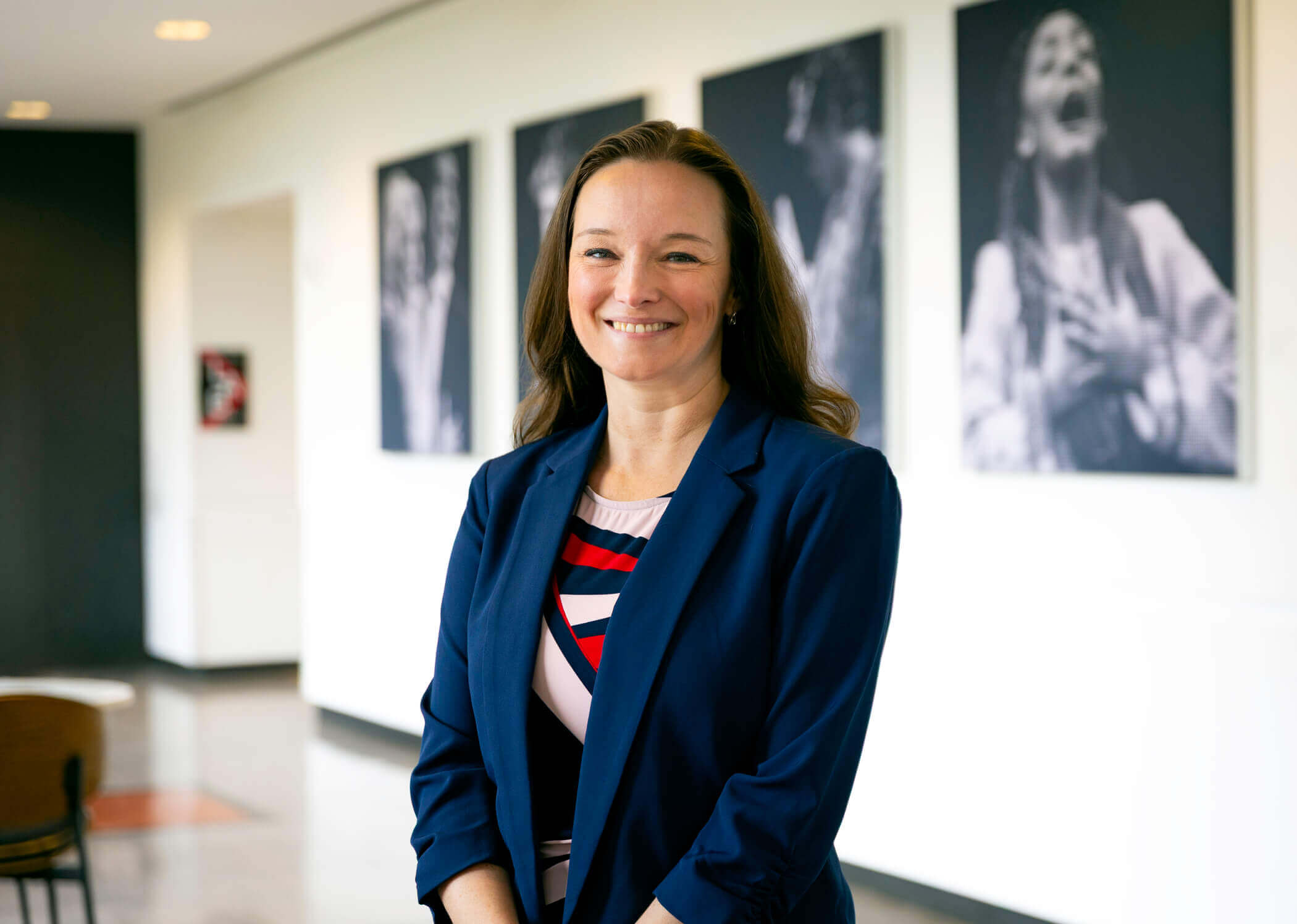 Headshot of Jennifer Steele in Ohrstrom-Bryant Theatre