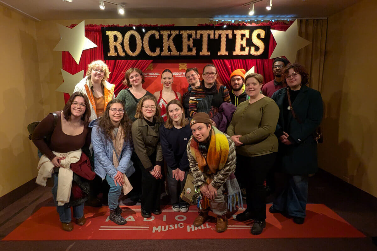 TDP Students and Faculty Explore NYC Theatre Industry for GEL Trip