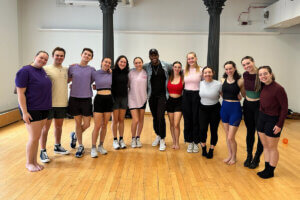 Senior dance majors participate in masterclass with Jovan Dansberry in New York City