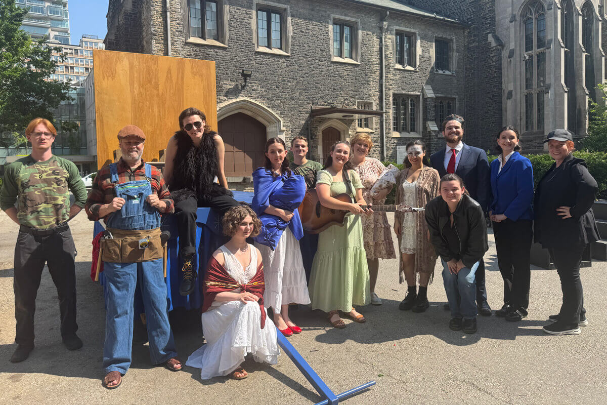 Acting students and faculty at York Plays 2025