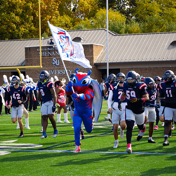 Football team and Buzzy