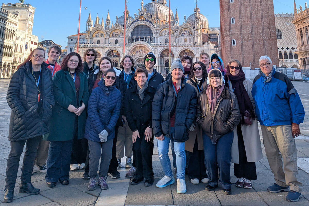 Theatre Design and Production students and faculty visit Italy