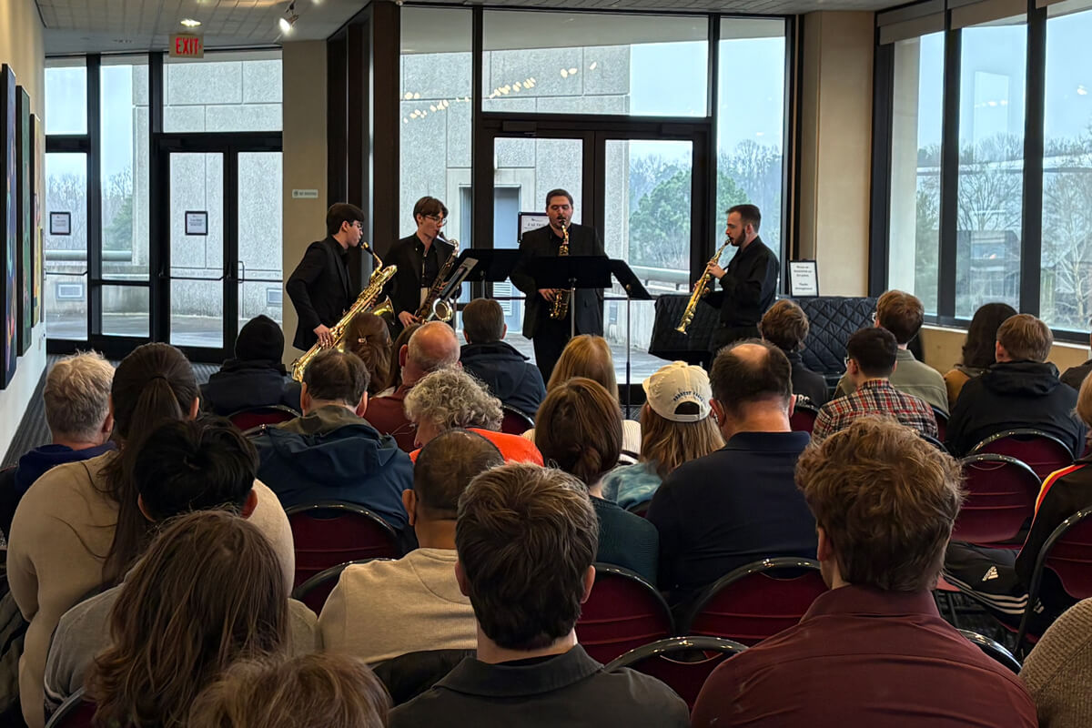 Saxophone students perform at International Saxophone Symposium