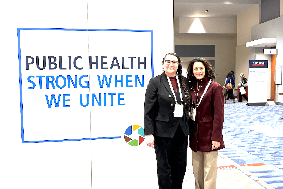 Student Taylor Reynolds and Dr. Audra Gollenberg.