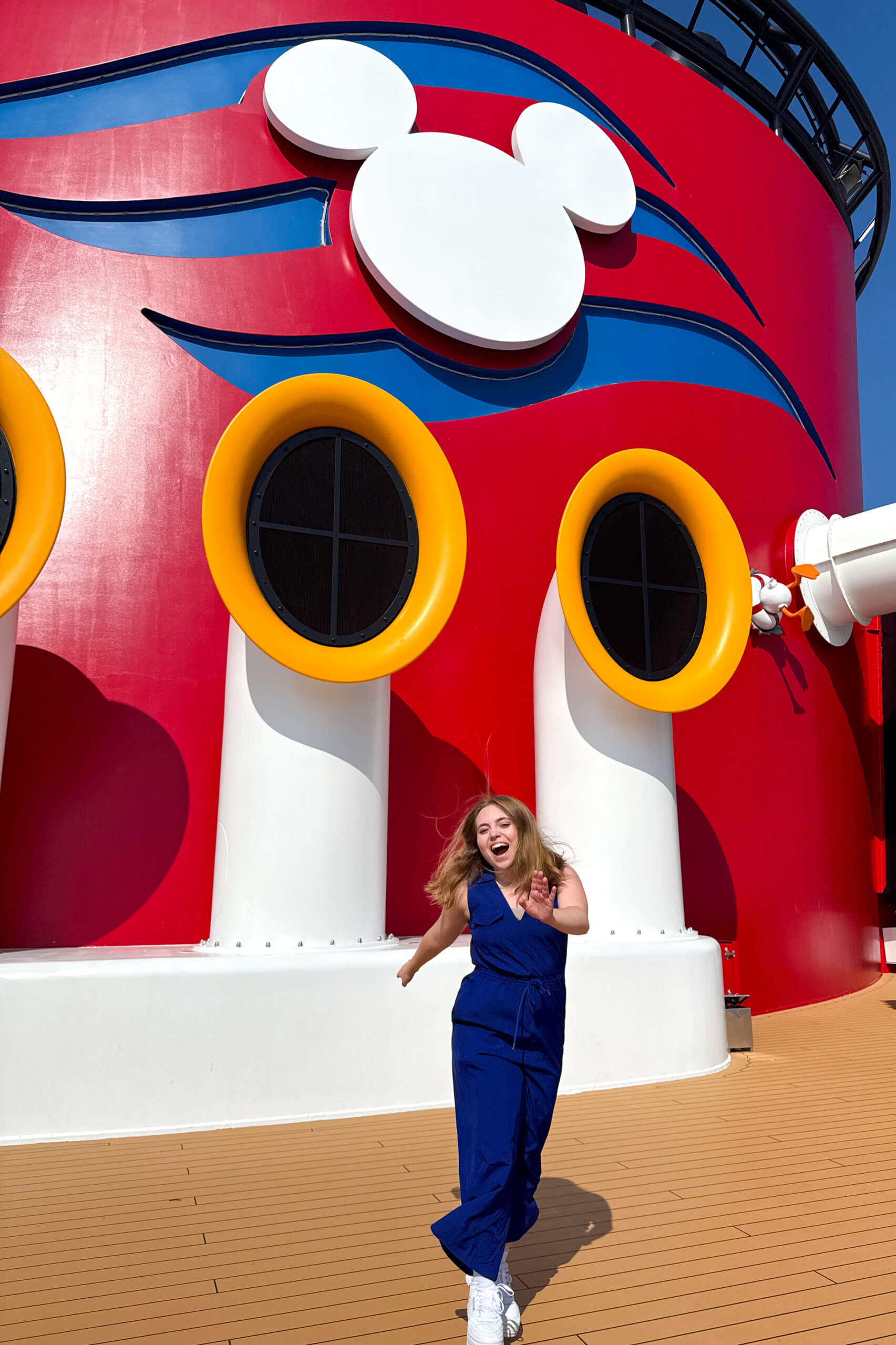Alexa Guadagnoli '26 aboard the Disney Fantasy