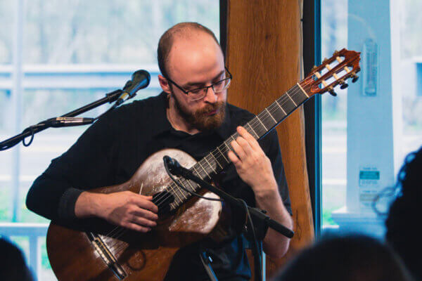 Joshua Klein opens for Hiroya Tsukamoto at River House Concert
