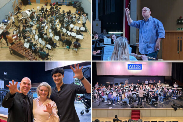 Tim Robblee Conducts AMIS European High School Honor Band in Scotland