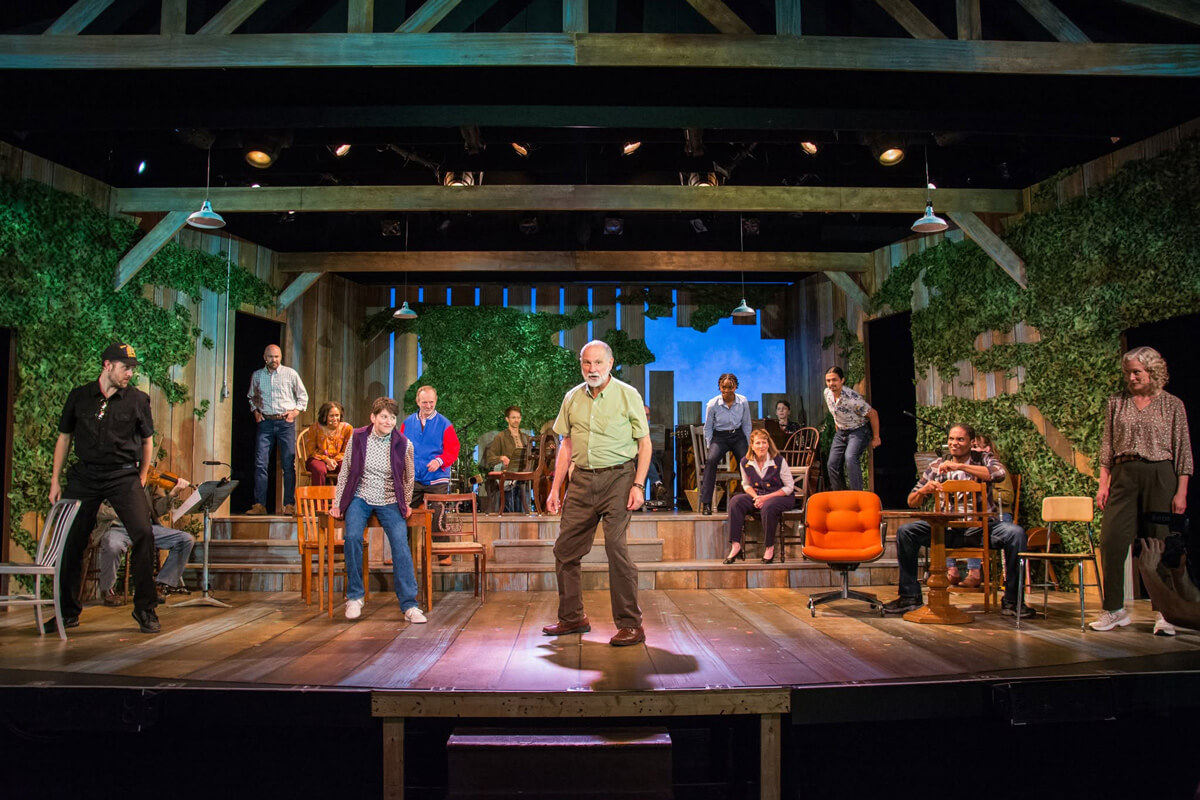 Jennifer Flitton Adams' costume design in ‘Come From Away’ production at Totem Pole Playhouse
