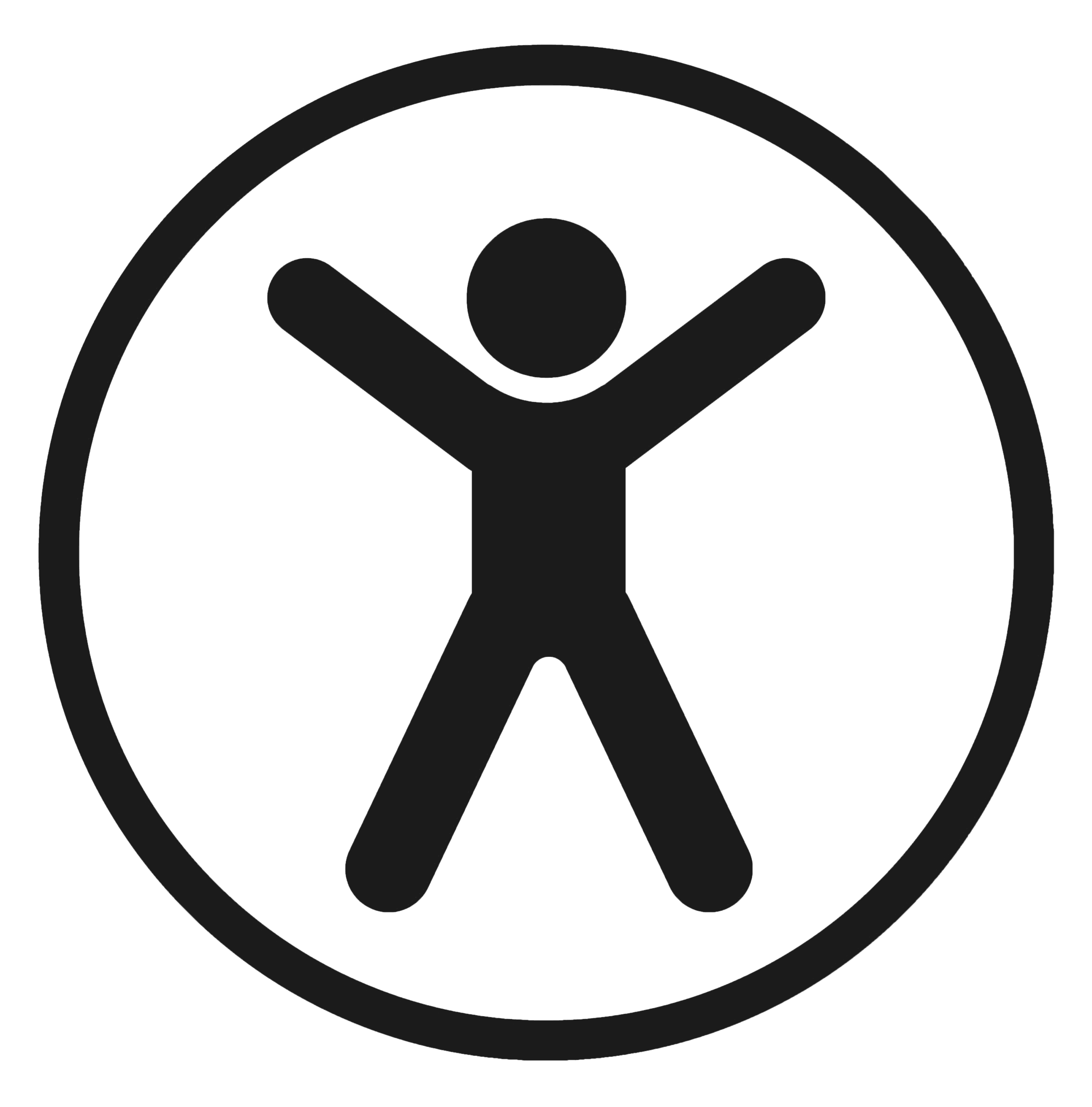 Accessibility Icon: click to open accessibility panel